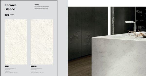 Roca Stone Carrara Blanco PO 300x150 - Imagem 2